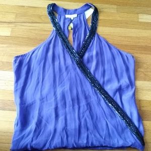 Parker Viscose Beaded Sleeveless Top